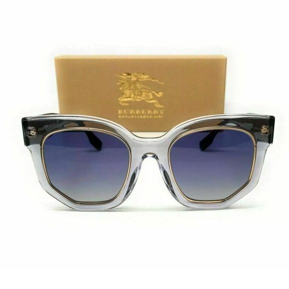Burberry Women\'s Transparent Grey Sunglasses! main image 4